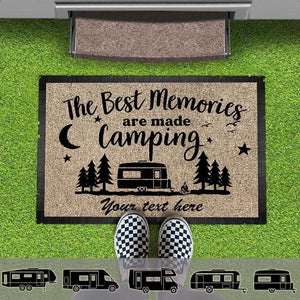 The Best Memories Doormat Camping, RV Camper, Motor Home Doormat, Camping Gift