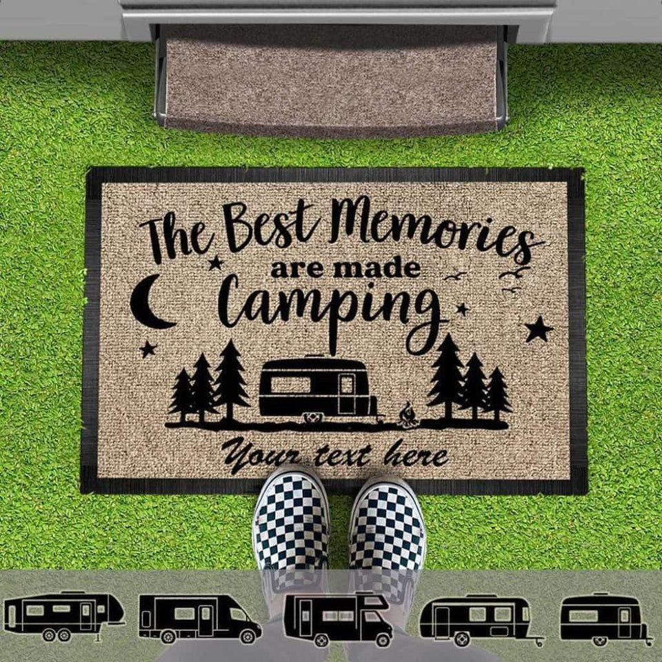 The Best Memories Doormat Camping, RV Camper, Motor Home Doormat, Camping Gift
