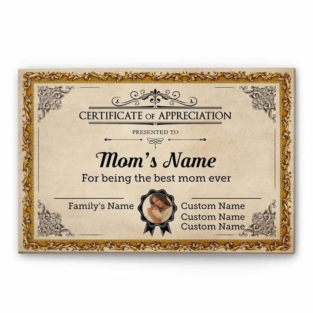 The Best Mom Ever Canvas