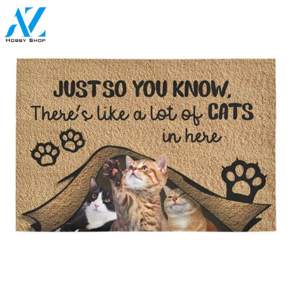 [The best-selling] Just so you know there's like a lot of cats in here doormat
