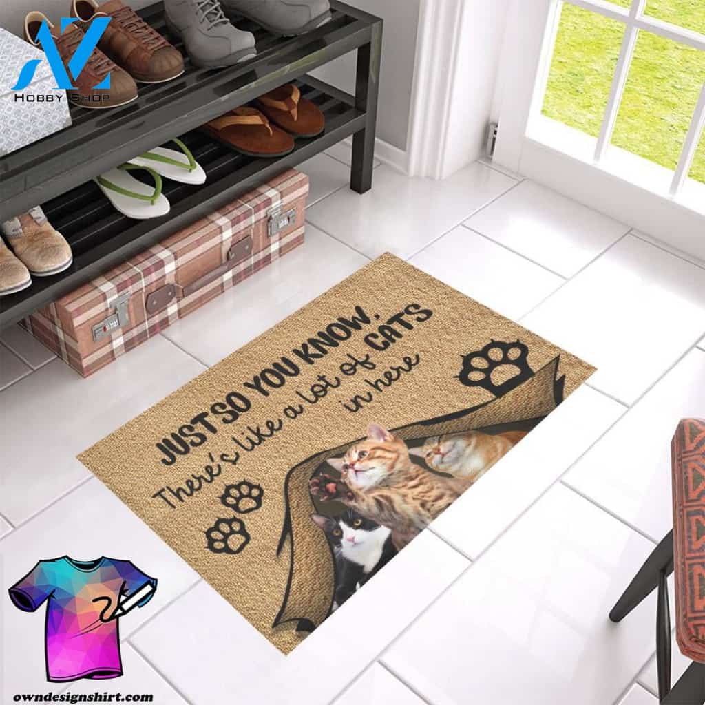 [The best-selling] Just so you know there's like a lot of cats in here doormat
