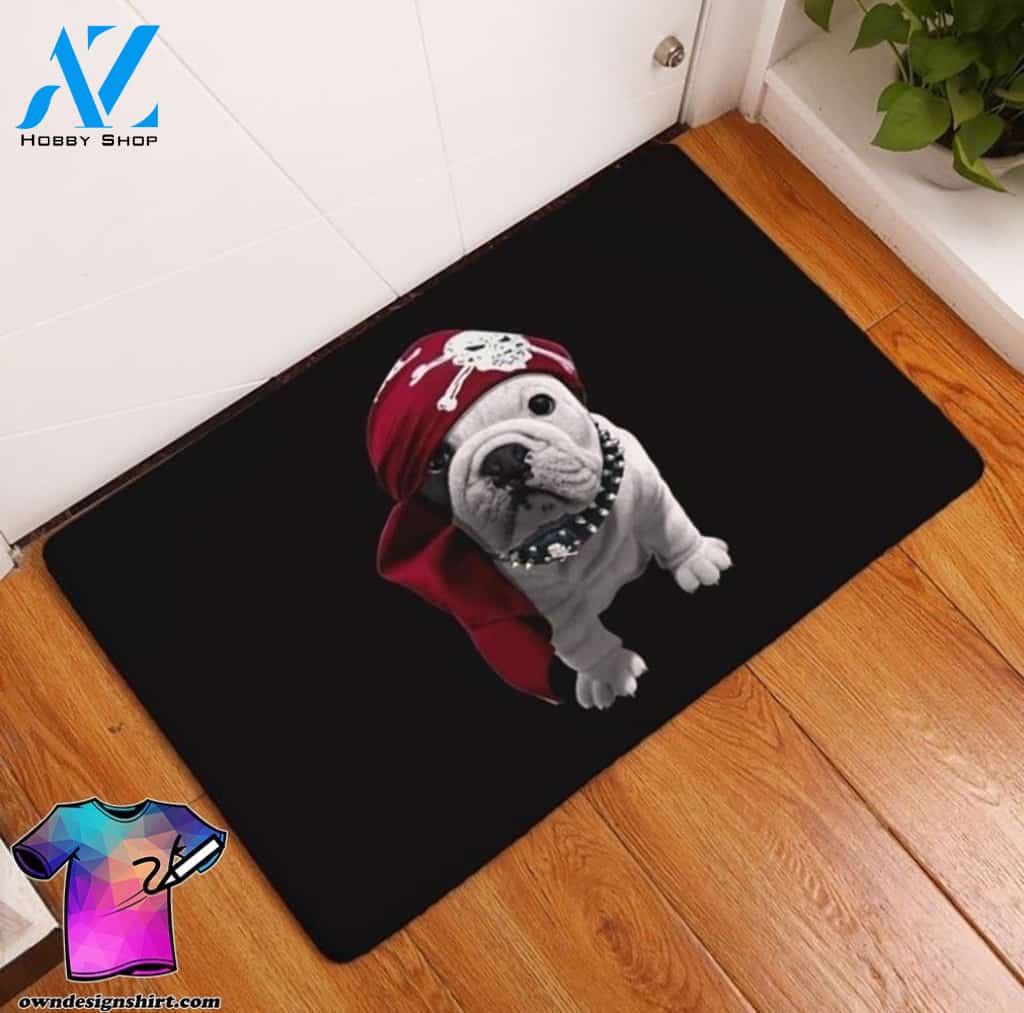 [The best-selling] Woof woof woof bulldog doormat