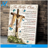 Zalooo The Broken Chain Butterfly Wall Art Canvas