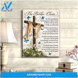 Zalooo The Broken Chain Butterfly Wall Art Canvas