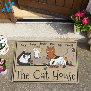 The Cat House Personalized Doormat | Welcome Mat | House Warming Gift