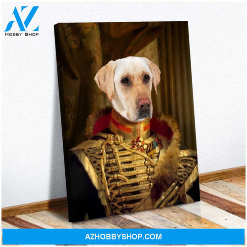 The Colonel Custom Pet Portraits Wall Art Decor Ohcanvas
