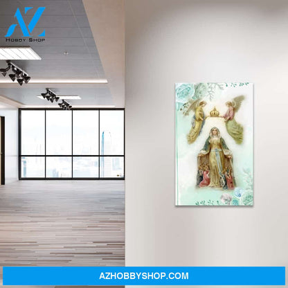 The Crowning of Mary as Queen of Heaven and Earth Canvas Wrap