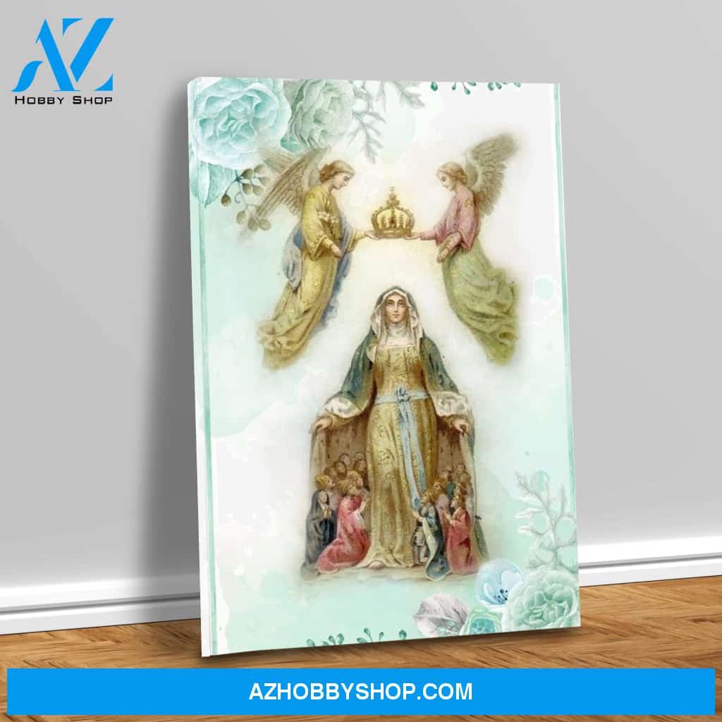 The Crowning of Mary as Queen of Heaven and Earth Canvas Wrap