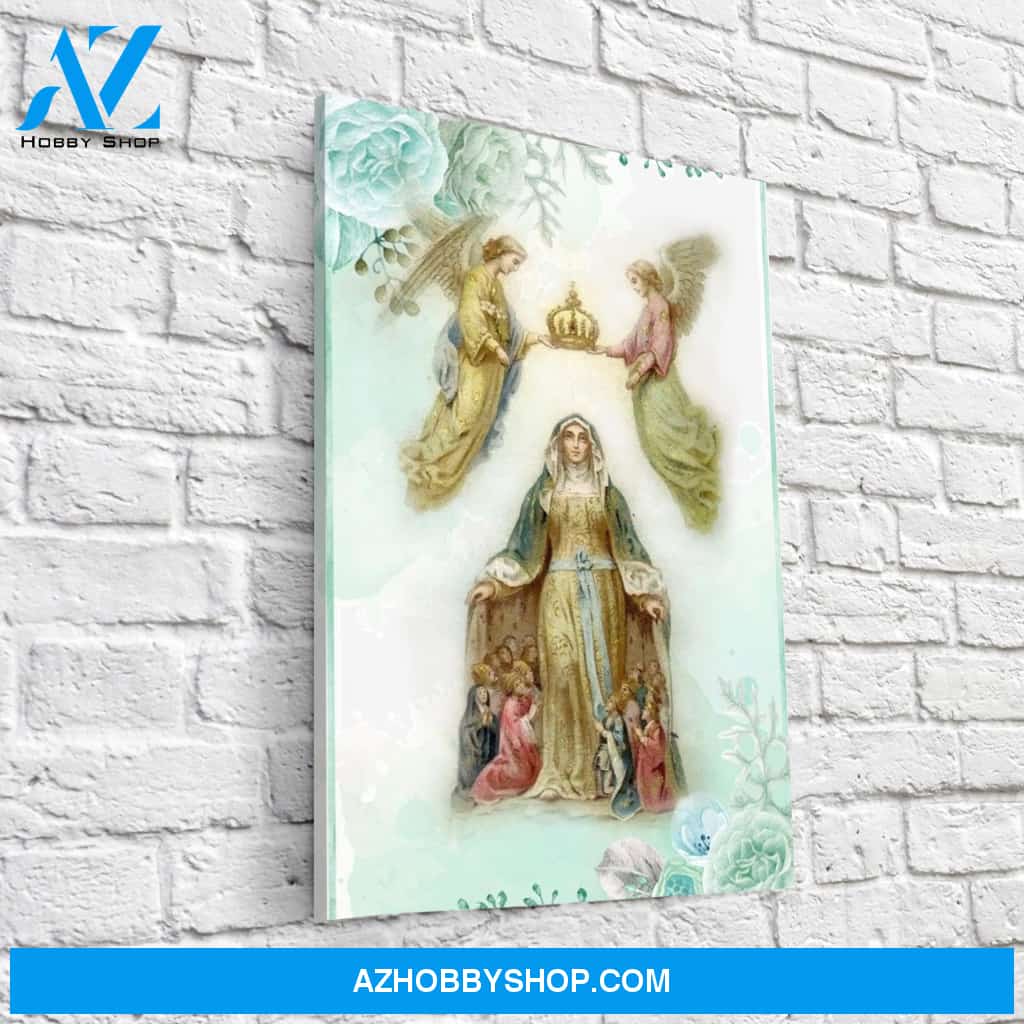 The Crowning of Mary as Queen of Heaven and Earth Canvas Wrap