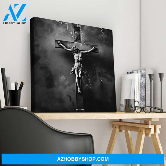 The Crucifixion of Jesus Christ Canvas Wrap