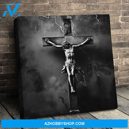The Crucifixion of Jesus Christ Canvas Wrap