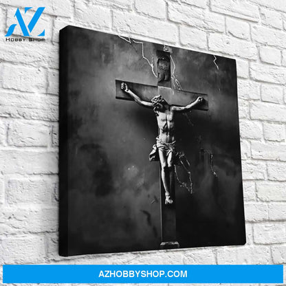 The Crucifixion of Jesus Christ Canvas Wrap