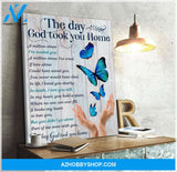 Zalooo The Day God Took You Home Butterfly Wall Art Canvas
