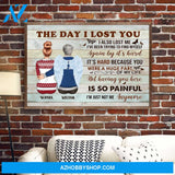 The Day I Lost You - Personalized Poster/Canvas - Memorial Gift For Family Members