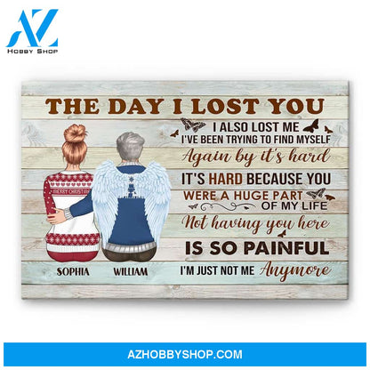 The Day I Lost You - Personalized Poster/Canvas - Memorial Gift For Family Members