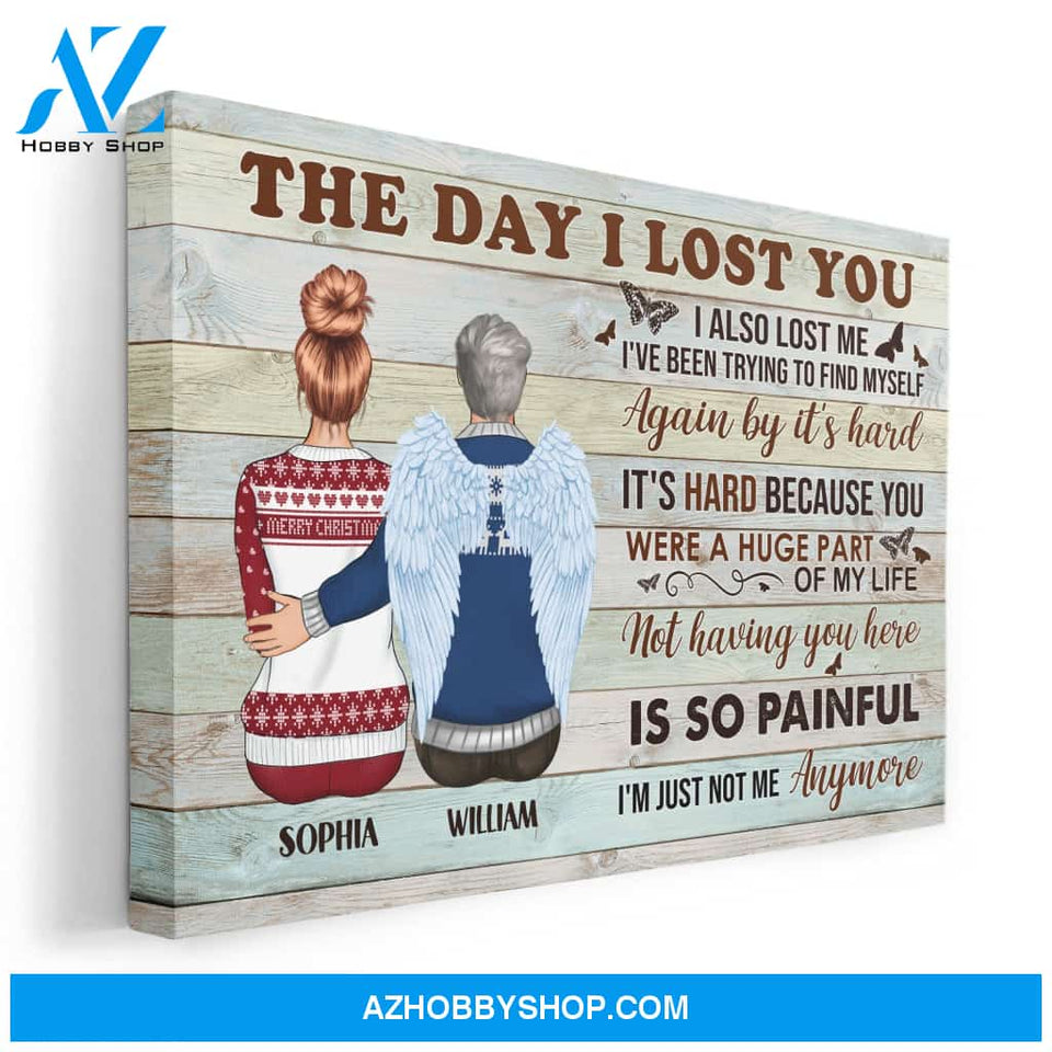 The Day I Lost You - Personalized Poster/Canvas - Memorial Gift For Family Members