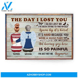 The Day I Lost You - Personalized Poster/Canvas - Memorial Gift For Family Members