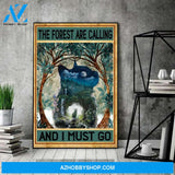 The Forest Are Calling And I Must Go Canvas And Poster, Wall Decor Visual Art