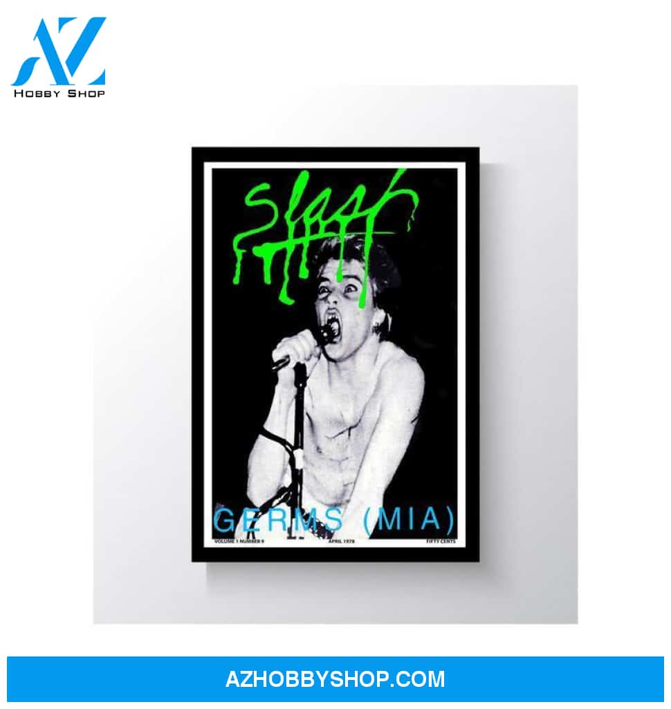 The Germs Canvas And Poster, Wall Decor Visual Art