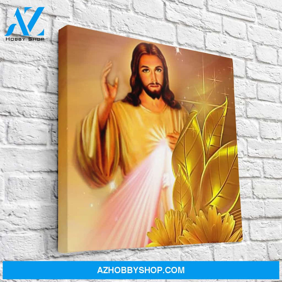 The Golden Jesus Canvas Art