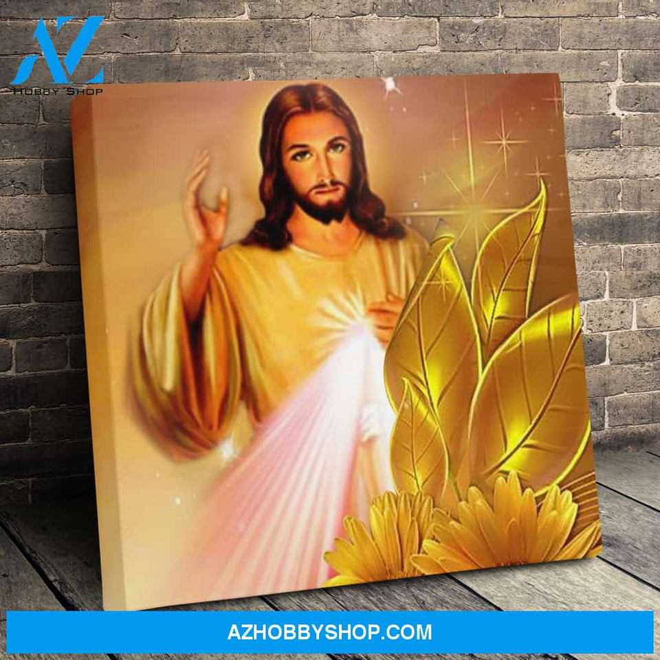 The Golden Jesus Canvas Art
