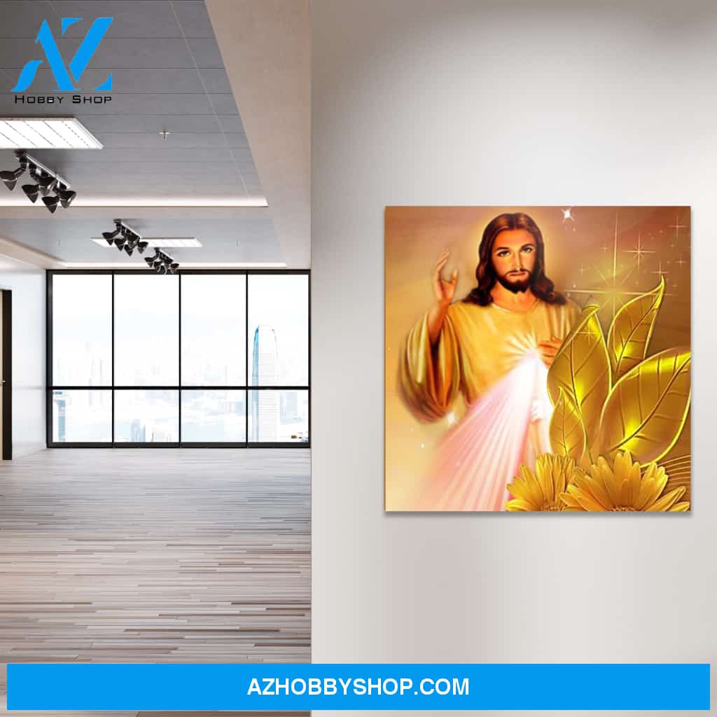The Golden Jesus Canvas Art