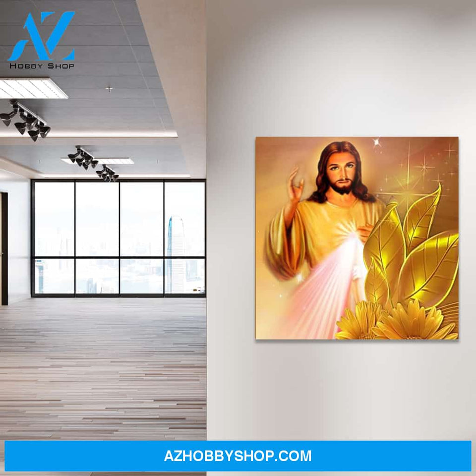 The Golden Jesus Canvas Art