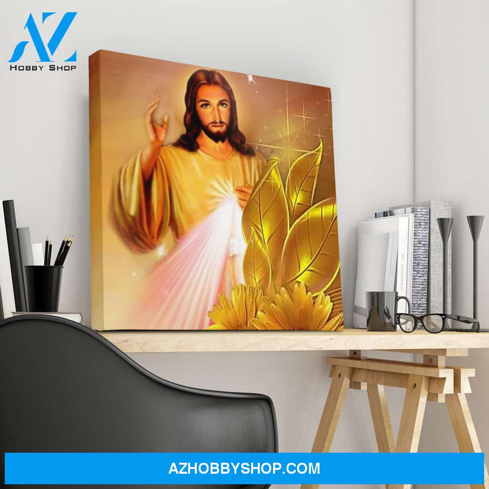 The Golden Jesus Canvas Art