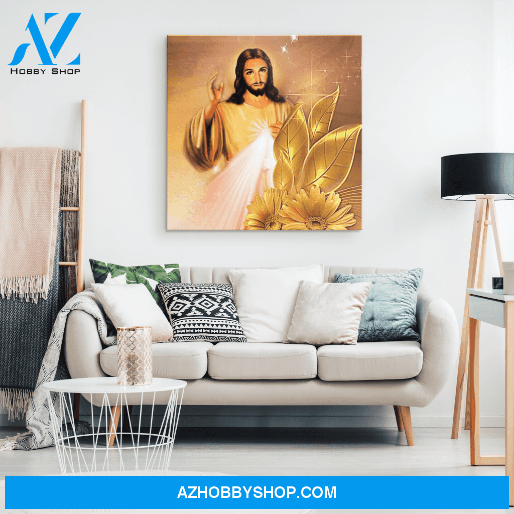 The Golden Jesus Canvas Art