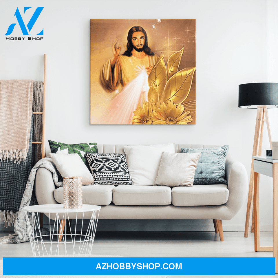 The Golden Jesus Canvas Art
