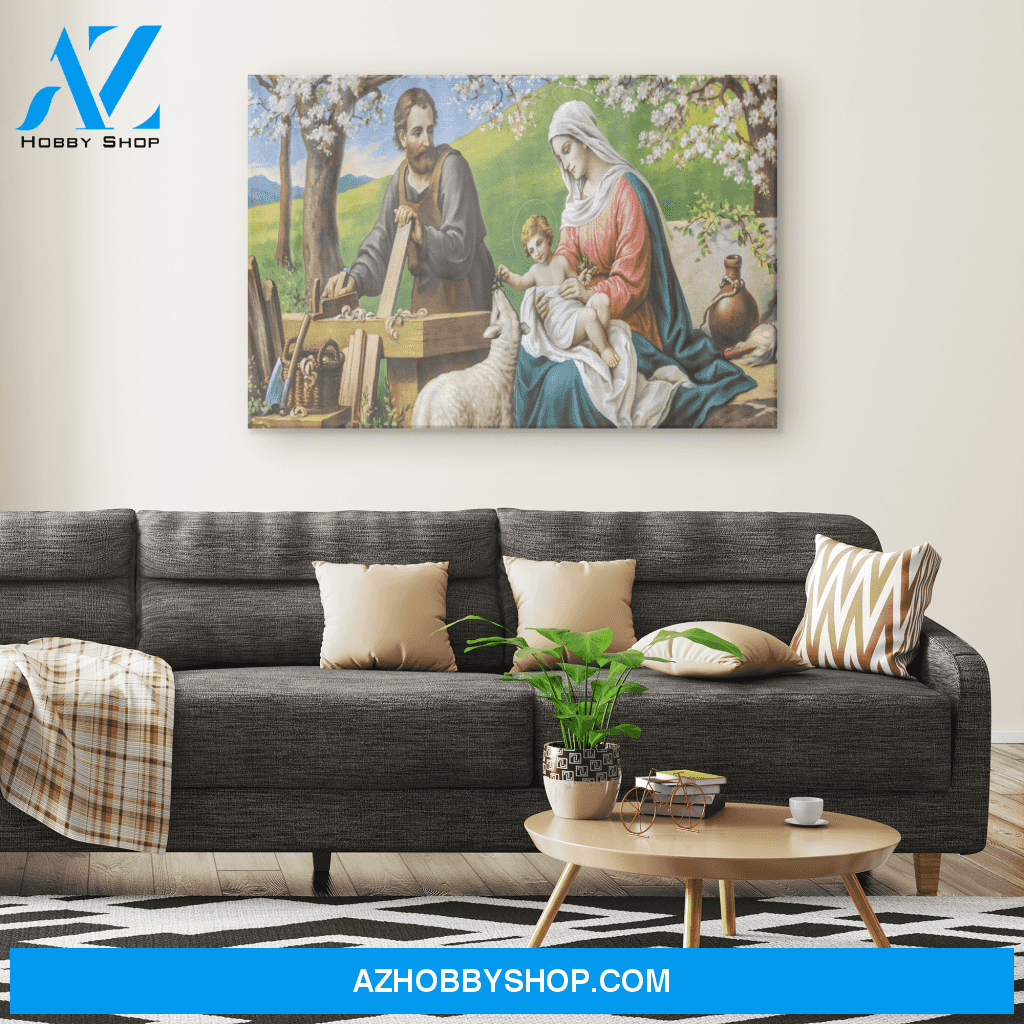The Holy Family Canvas Wrap