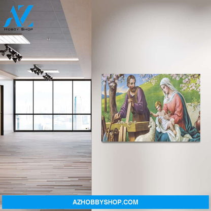 The Holy Family Canvas Wrap