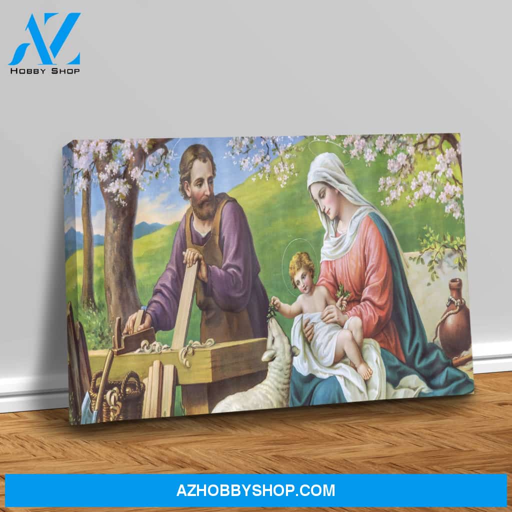 The Holy Family Canvas Wrap