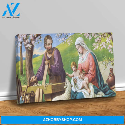 The Holy Family Canvas Wrap