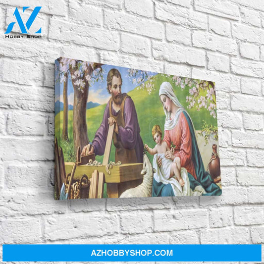 The Holy Family Canvas Wrap