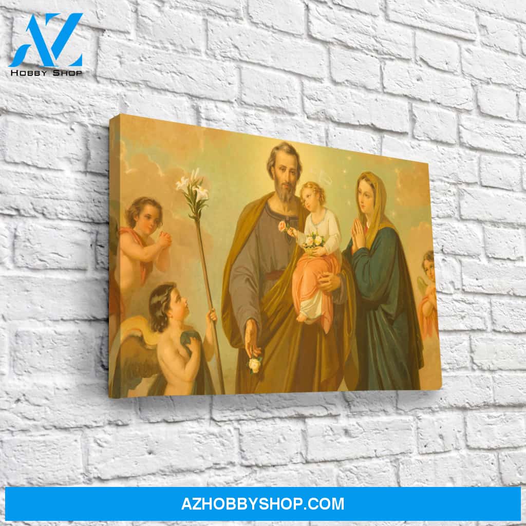 The Holy Family Vintage Canvas Art