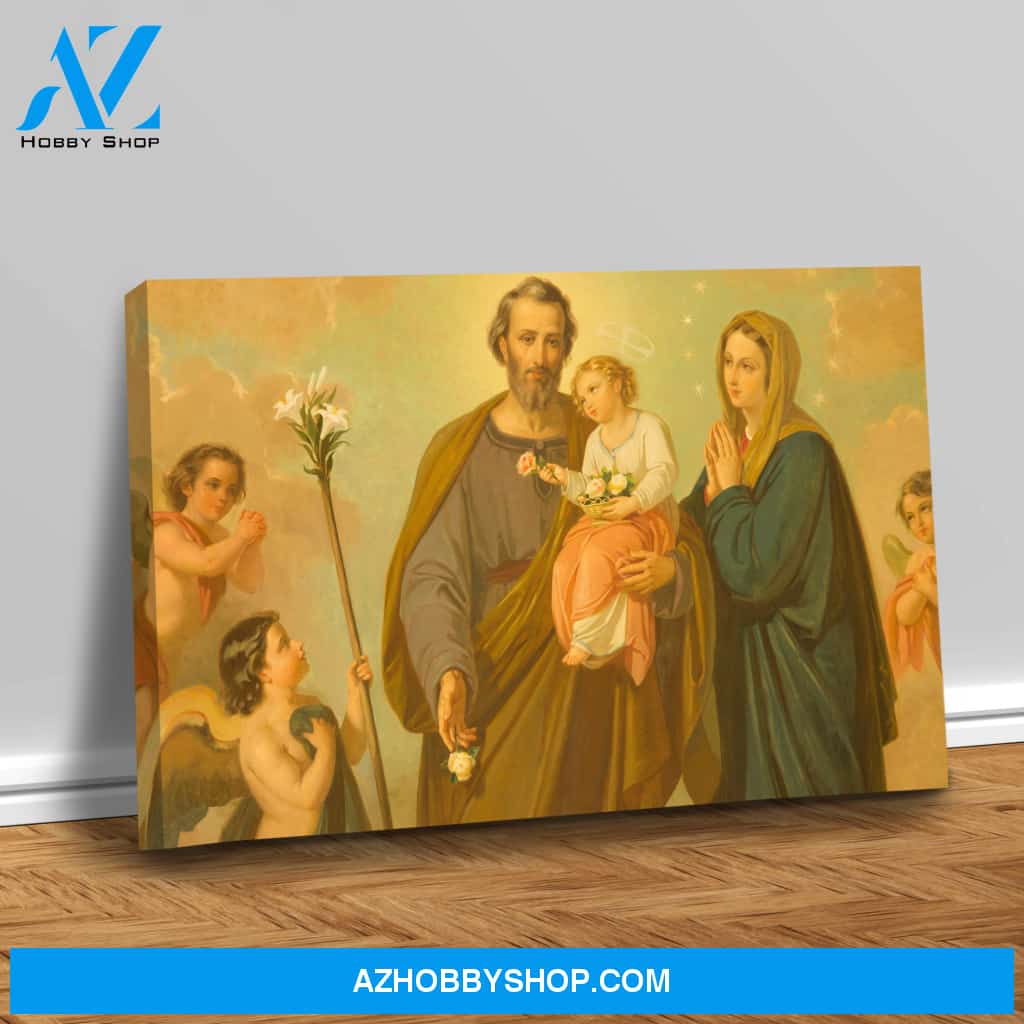 The Holy Family Vintage Canvas Art