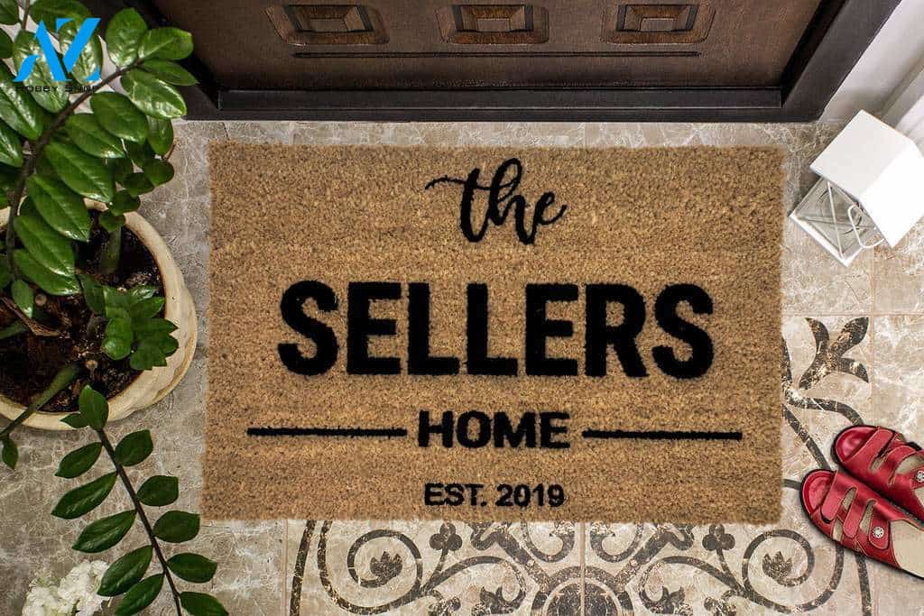 The Home Custom Family Name & Year Doormat | Welcome Mat | House Warming Gift