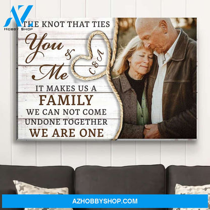 The Knot Between Us - Personalized Custom Photo Canvas