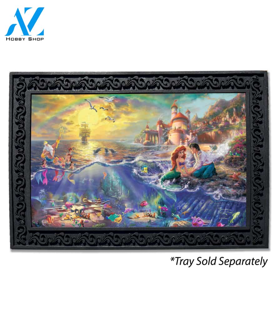 The Little Mermaid Doormat - 18" x 30"