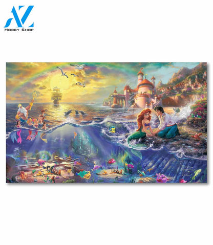 The Little Mermaid Doormat - 18" x 30"