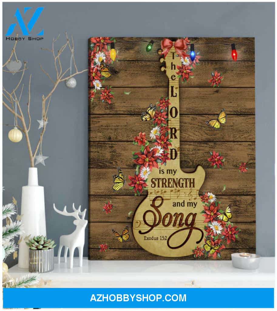 Ohcanvas The Lord Is My Strength And My Song Canvas Wall Art Decor