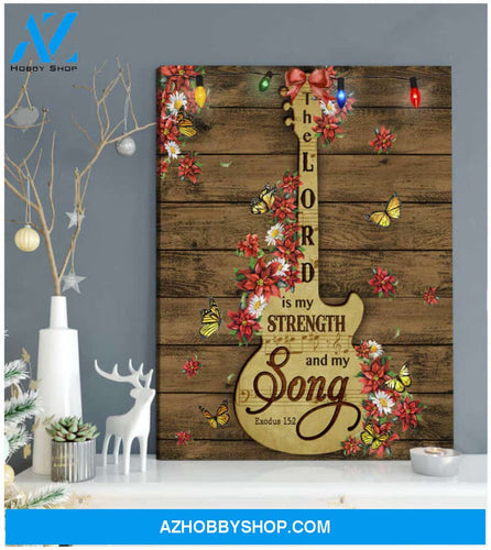 Ohcanvas The Lord Is My Strength And My Song Canvas Wall Art Decor