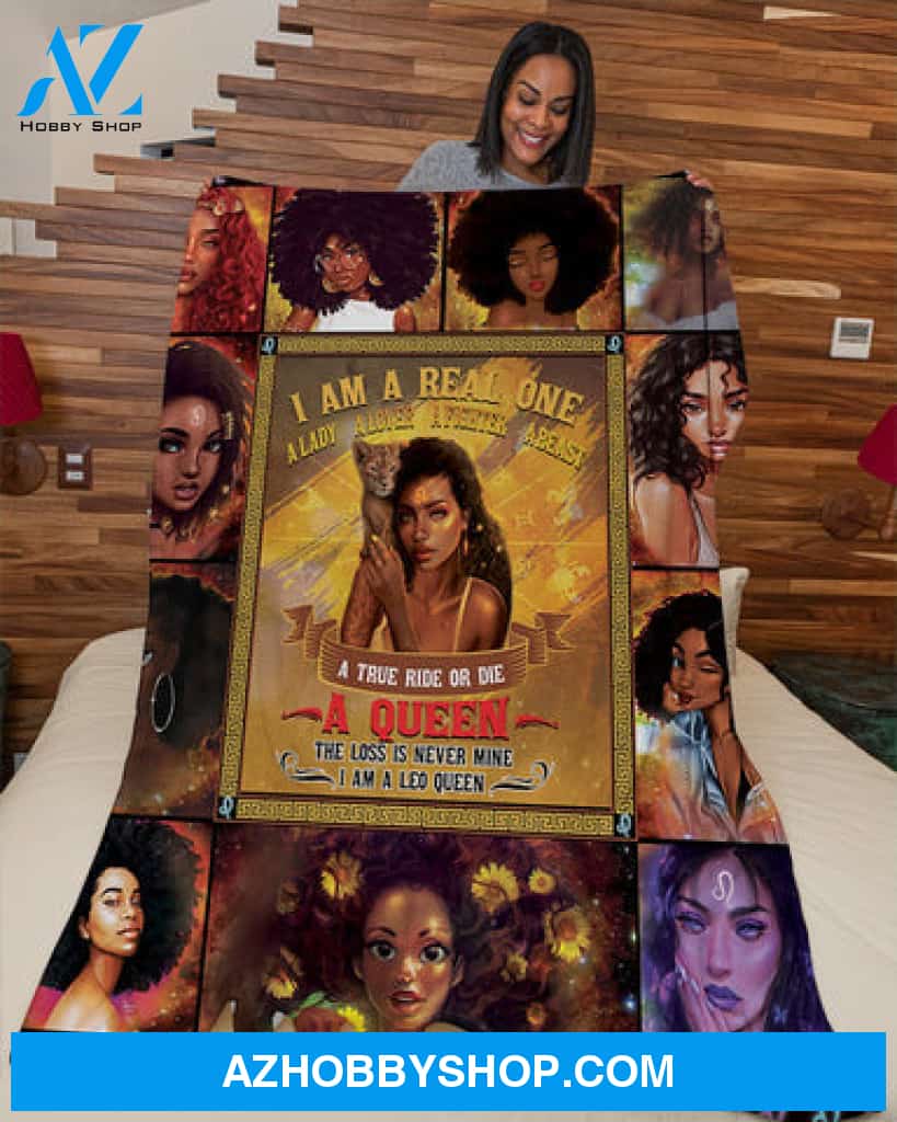 The Loss Is Never Mine I Am Leo Queen Blanket Fleece Blanket