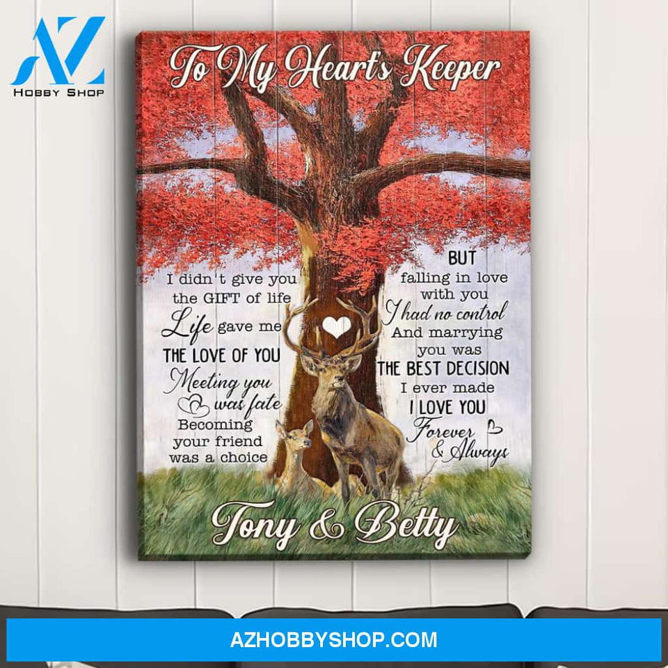 The Love Of You - Personalized Custom Name Canvas