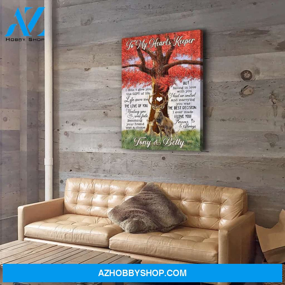 The Love Of You - Personalized Custom Name Canvas