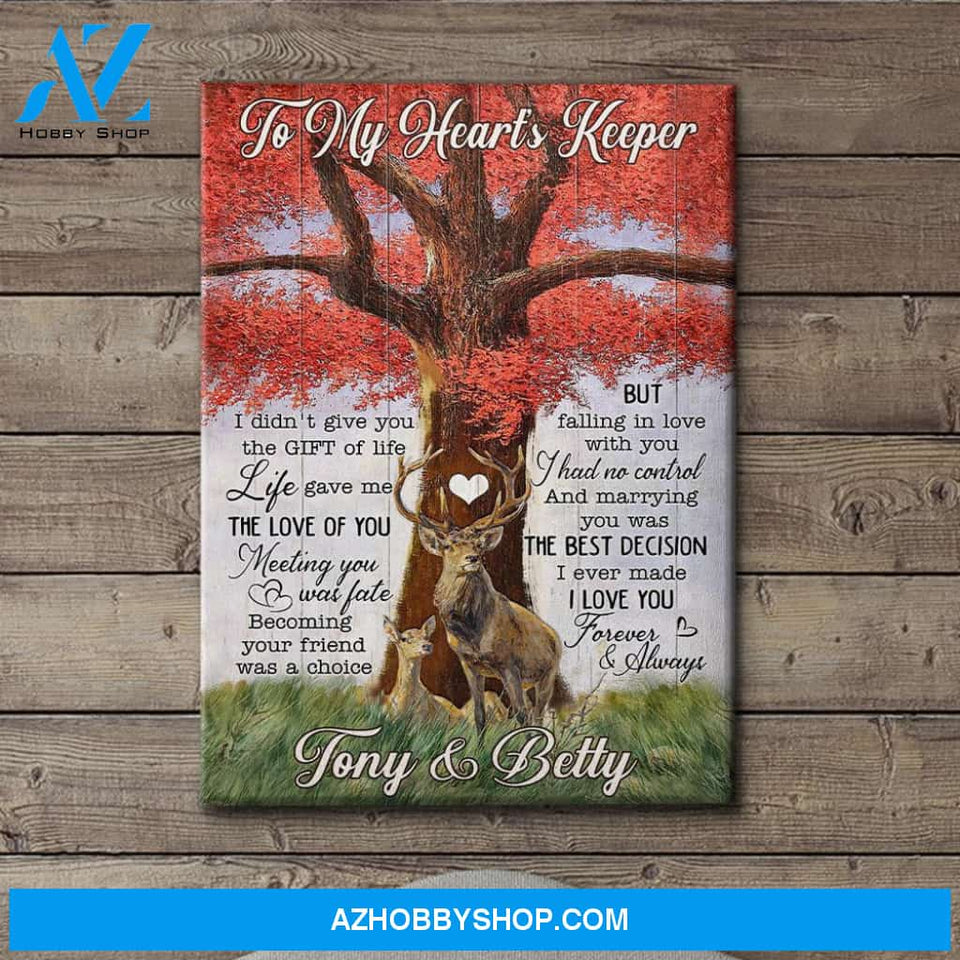 The Love Of You - Personalized Custom Name Canvas