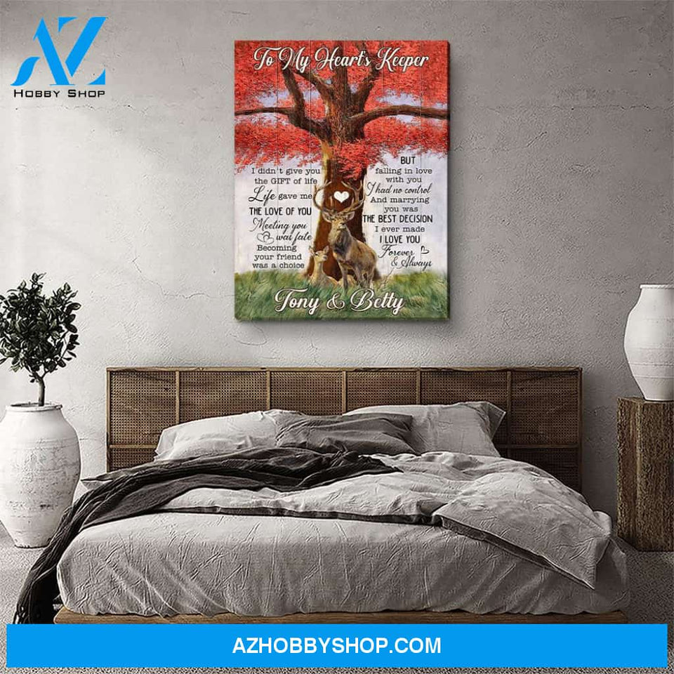 The Love Of You - Personalized Custom Name Canvas