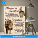 The Moment That You Left Me Butterfly Wall Art Canvas