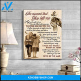 The Moment That You Left Me Butterfly Wall Art Canvas